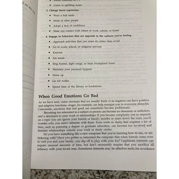 Don't Let Your Emotions Run Your Your Life  Self Help Workbook - Picture 8 of 12